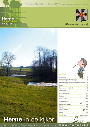 Kaft van Herne in de kijker 2010-2